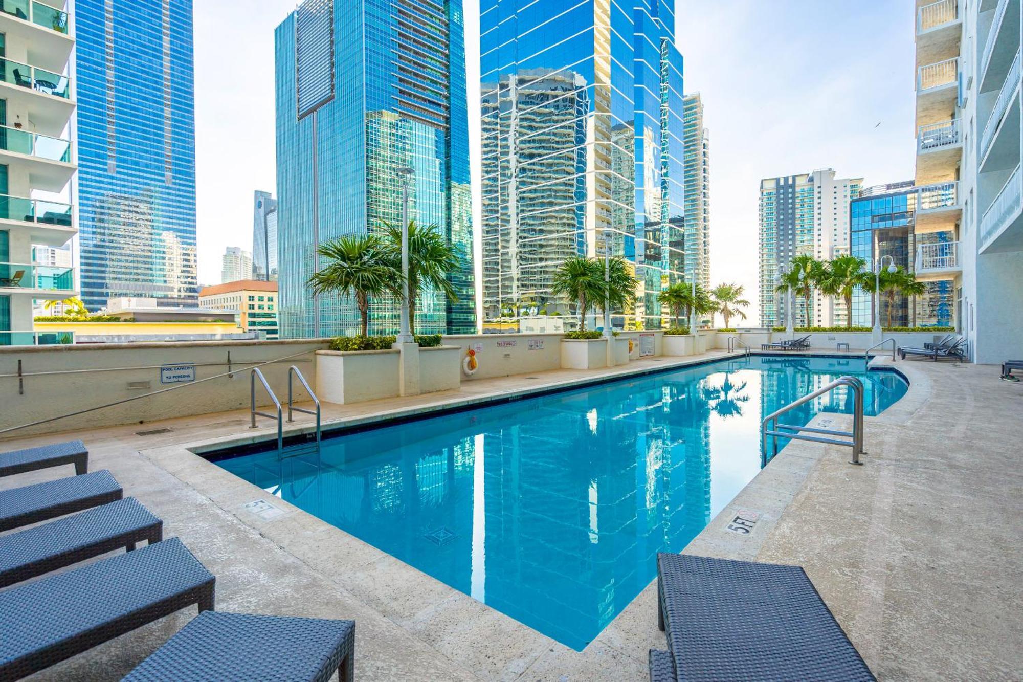 Lux 2B/2B Brickell - Free Parking Apartment Miami Bagian luar foto