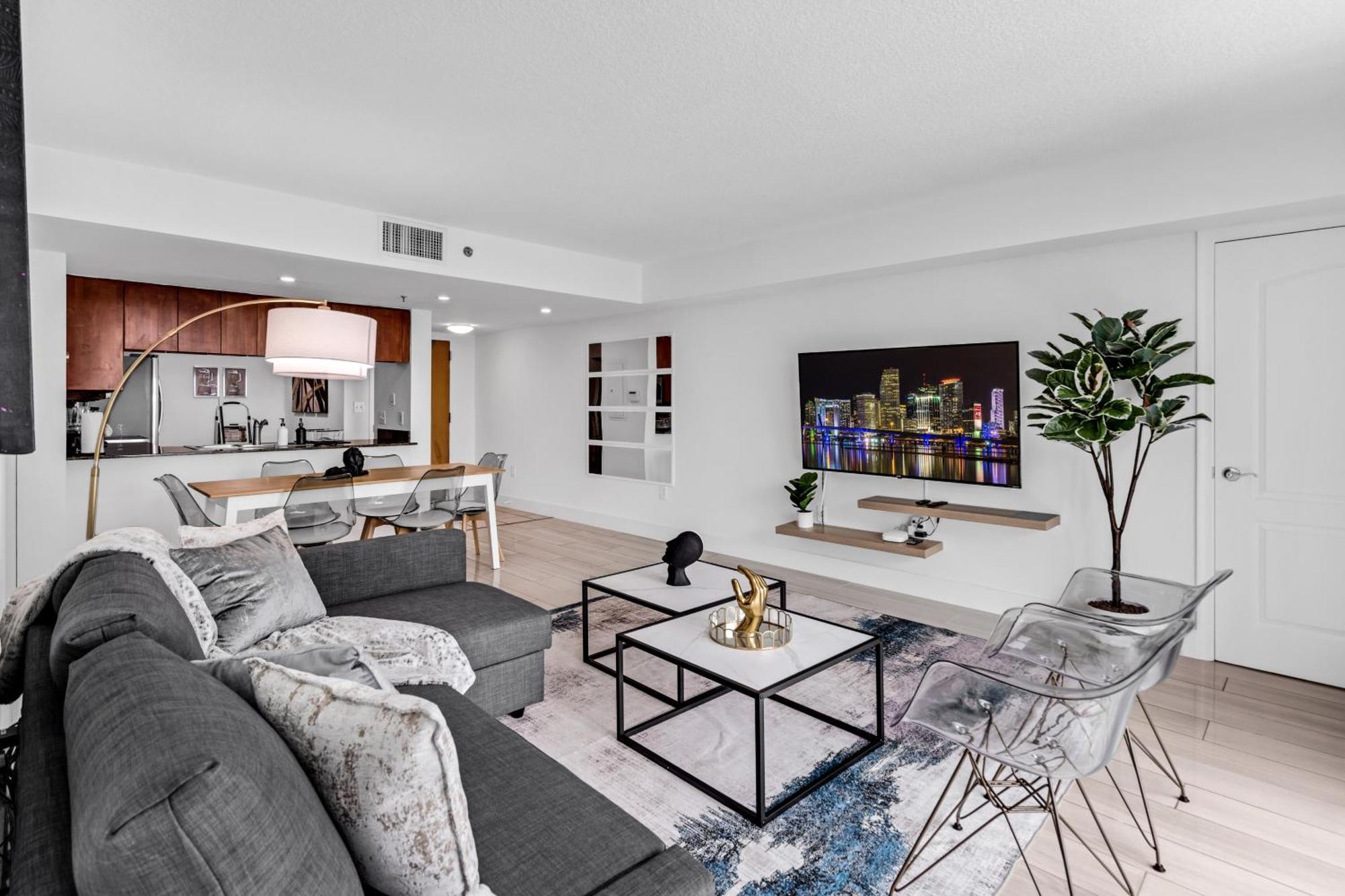 Lux 2B/2B Brickell - Free Parking Apartment Miami Bagian luar foto